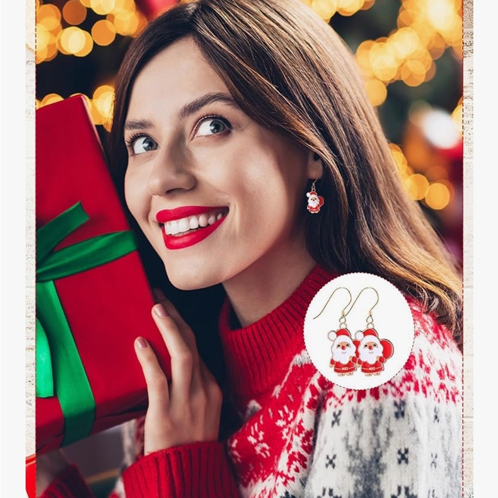 Festive Holiday Earrings (Choose 1) - Picture 5 of 16